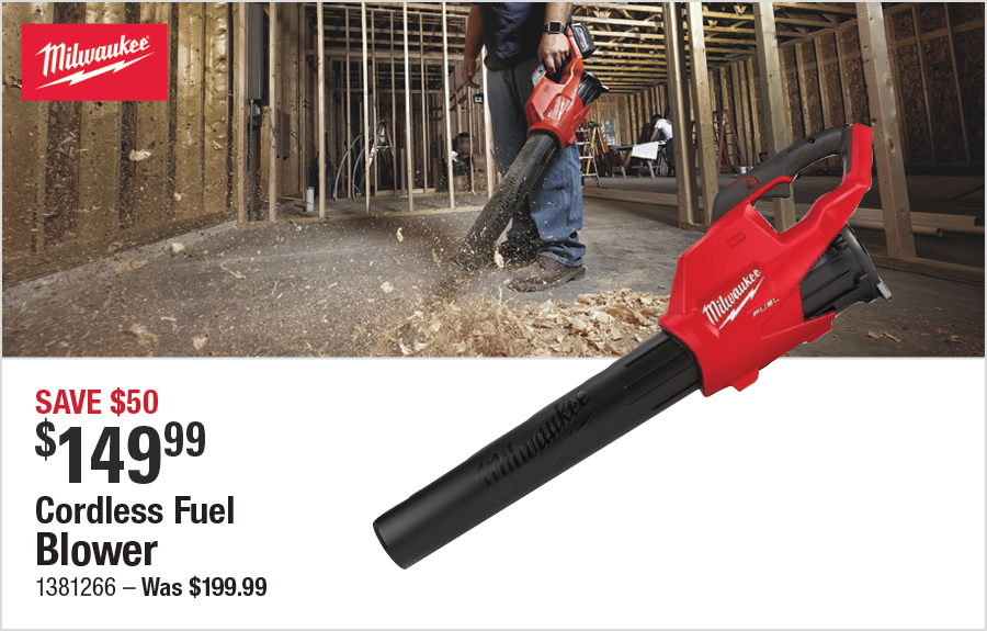 Milwaukee Cordless Fuel Blower